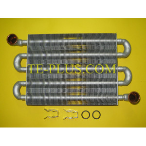 Теплообмінник 65106297 котлів Chaffoteaux Pigma 25 FF, Pigma Evo 25 FF, Pigma Evo System 25 FF, Alixia 24 FF, Alixia S 24 FF, Niagara C 25 FF, Talia 25 FF, Talia System 25 FF, Inoa 25 FF, Inoa Evo 25 FF
